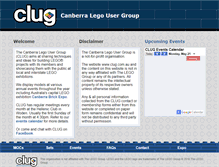 Tablet Screenshot of clug.com.au